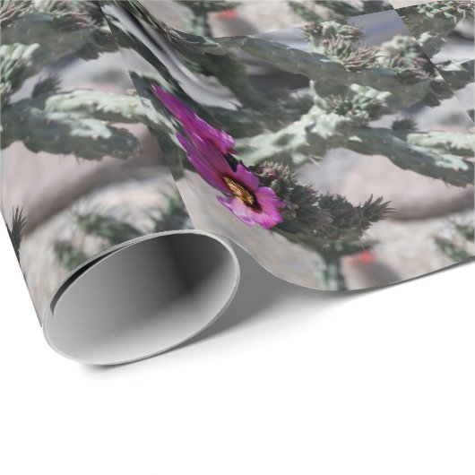 Challa Cactus in bloom Cadeaupapier (Rol Hoek)