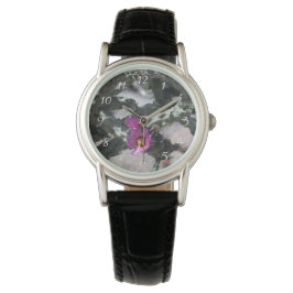 Challa Cactus in bloom Horloge