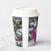 Challa Cactus in bloom Papieren Bekers (Links)