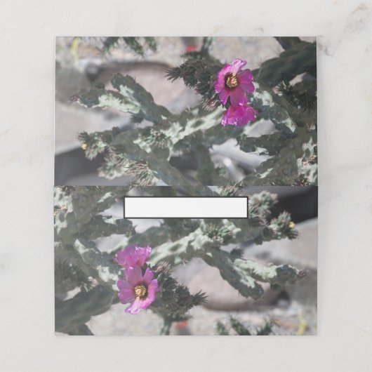 Challa Cactus in bloom Plaatskaartje (Buitenkant ongevouwen)
