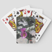 Challa Cactus in bloom Pokerkaarten (Achterkant)