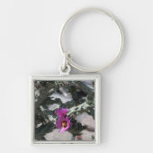 Challa Cactus in bloom Sleutelhanger (Voorkant)