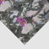 Challa Cactus in bloom Tissuepapier (Detail)