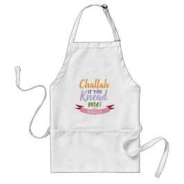 Challah als je me nodig hebt Kleurrijk Bloemig Eig Standaard Schort