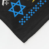 Challah At Ya Girl Jewish Hanukkah Fun  Fleece Deken (Hoek)