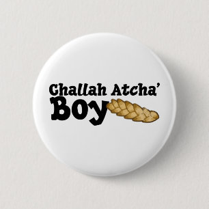 Challah Atcha' Boy Ronde Button 5,7 Cm