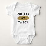 Challah bij Ya Boy Jewish Bodysuit<br><div class="desc">Dit leuke baby stuk is een geweldig Hanukkah geschenk of perfect voor Joodse evenementen!</div>