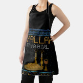 Challah bij Ya Girl Matching Funny Ugly Kerstmis Schort (Insitu)