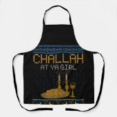 Challah bij Ya Girl Matching Funny Ugly Kerstmis Schort (Voorkant)