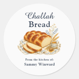 Challah Brood Thuisgemaakte Gift Label