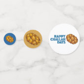 Challah Gevlochten Joodse Bakkerij Brood Hanukkah Confetti (Voorkanten)