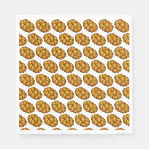 Challah Gevlochten Joodse Bakkerij Brood Hanukkah Servet