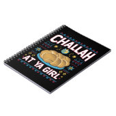 Challah op Ya Meisje Grappige Chanoeka Eten Chanoe Notitieboek (Linkerzijde)