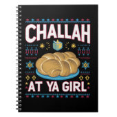 Challah op Ya Meisje Grappige Chanoeka Eten Chanoe Notitieboek (Voorkant)