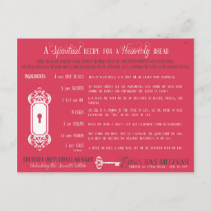 Challah Recipe Briefkaarten