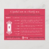 Challah Recipe Briefkaarten (Voorkant)