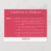 Challah Recipe Briefkaarten (Voorkant)