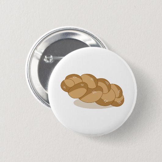 Challah Ronde Button 5,7 Cm (Voorkant /achterkant)