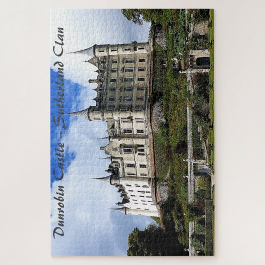 Challchallenge Dunrobin Castle, Sutherland Clan Legpuzzel (Verticaal)