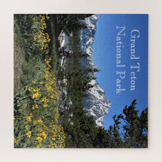 Challchallenge Grand Teton National Park Jigzaag P Legpuzzel (Horizontaal)