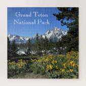 Challchallenge Grand Teton National Park Jigzaag P Legpuzzel (Verticaal)