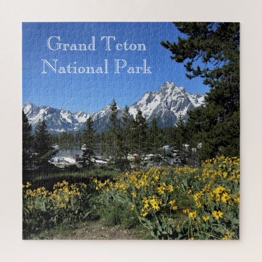 Challchallenge Grand Teton National Park Jigzaag P Legpuzzel (Verticaal)