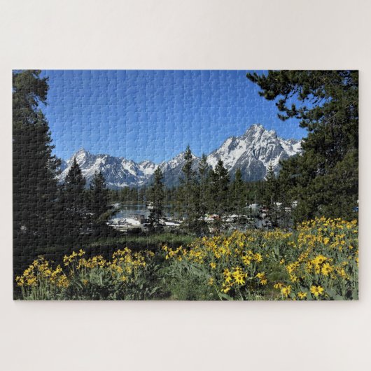 Challchallenge Grand Teton National Park Puzzle Legpuzzel (Horizontaal)