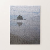 Challchallenge Haystack Rock Oregon Foto Legpuzzel (Verticaal)
