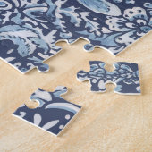 Challchallenge Woodland Animal Blue & White Natuur Legpuzzel (Zijkant)