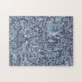 Challchallenge Woodland Animal Blue & White Natuur Legpuzzel (Horizontaal)