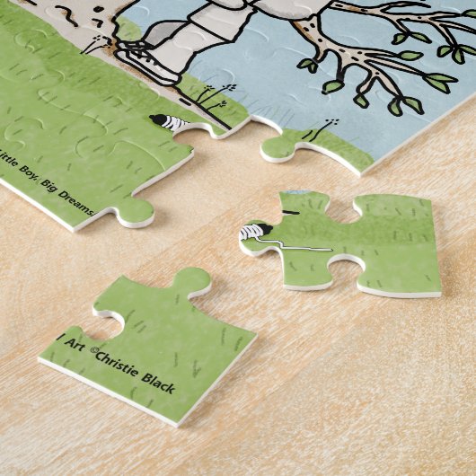 Challenge Accepted Jigzaag Puzzle Legpuzzel (Zijkant)