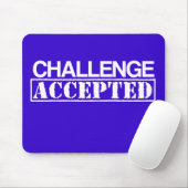 Challenge Accepted Mousepad Muismat (Met muis)