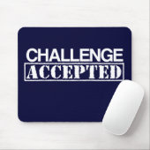 Challenge Accepted Mousepad Muismat (Met muis)