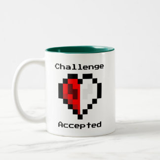 Challenge geaccepteerde koffie Mok