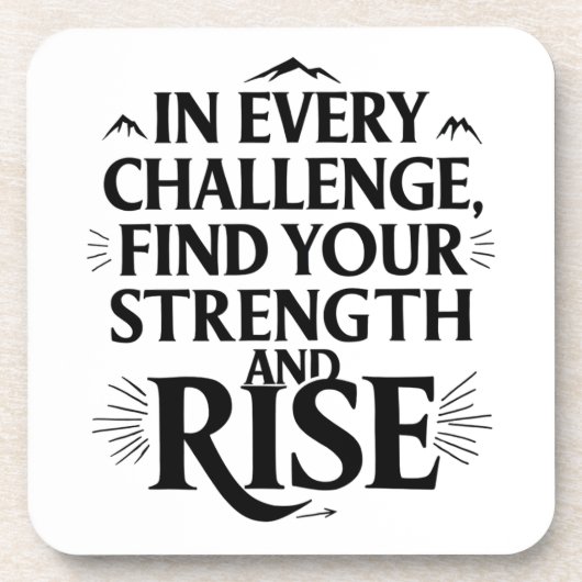 challenge Strength Onderzetter (Voorkant)