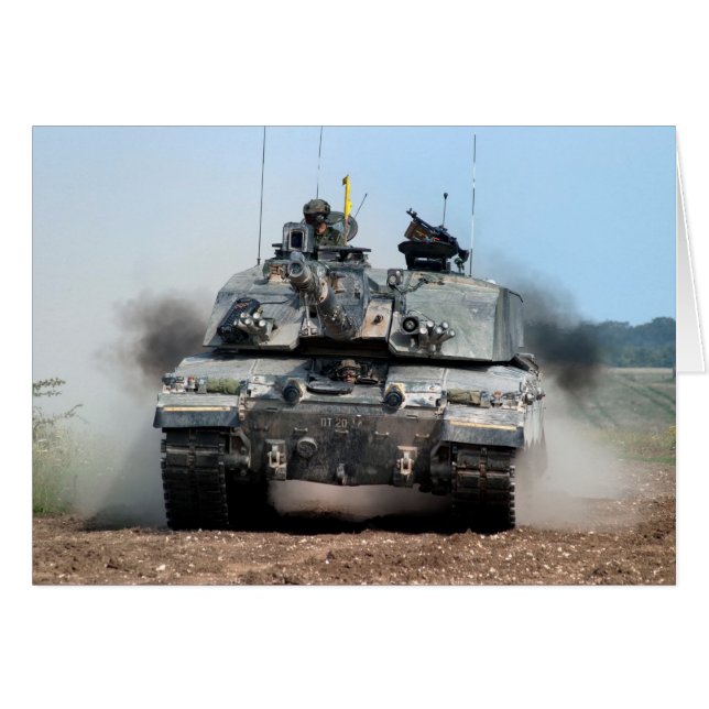 Challenger 2 Main Battle Tank (MBT) Brits leger (Voorkant Horizontaal)