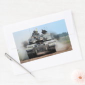 Challenger 2 Main Battle Tank (MBT) Brits leger Rechthoekige Sticker (Envelop)