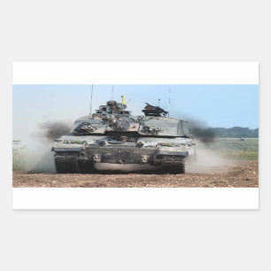 Challenger 2 Main Battle Tank (MBT) Brits leger Rechthoekige Sticker
