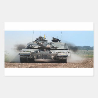 Challenger 2 Main Battle Tank (MBT) Brits leger Rechthoekige Sticker