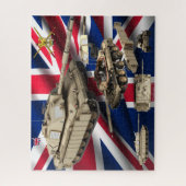 Challenger 2-tank legpuzzel (Verticaal)