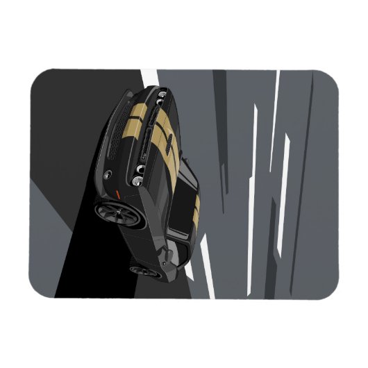 Challenger Black Magneet (Horizontaal)