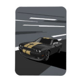 Challenger Black Magneet (Verticaal)