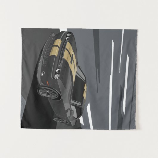 Challenger Black Wandkleed (Voorkant (horizontaal))