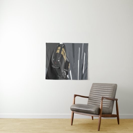 Challenger Black Wandkleed (In Situ (horizontaal))