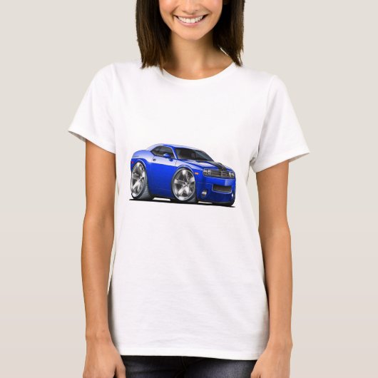 Challenger Blue Car T-shirt (Voorkant)