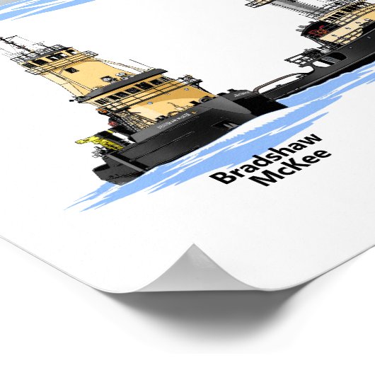 Challenger en sleepboten poster (Hoek)