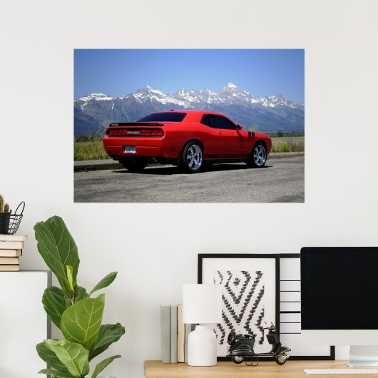 Challenger/Grand Tetons Poster (Thuiskantoor)