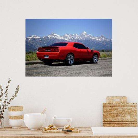 Challenger/Grand Tetons Poster (Keuken)