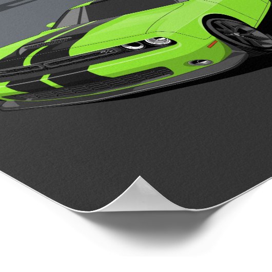 Challenger Green Poster (Hoek)