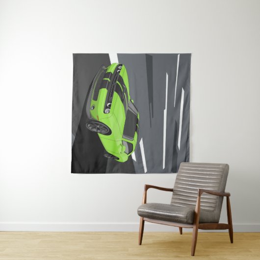 Challenger Groen Wandkleed (In Situ (horizontaal))